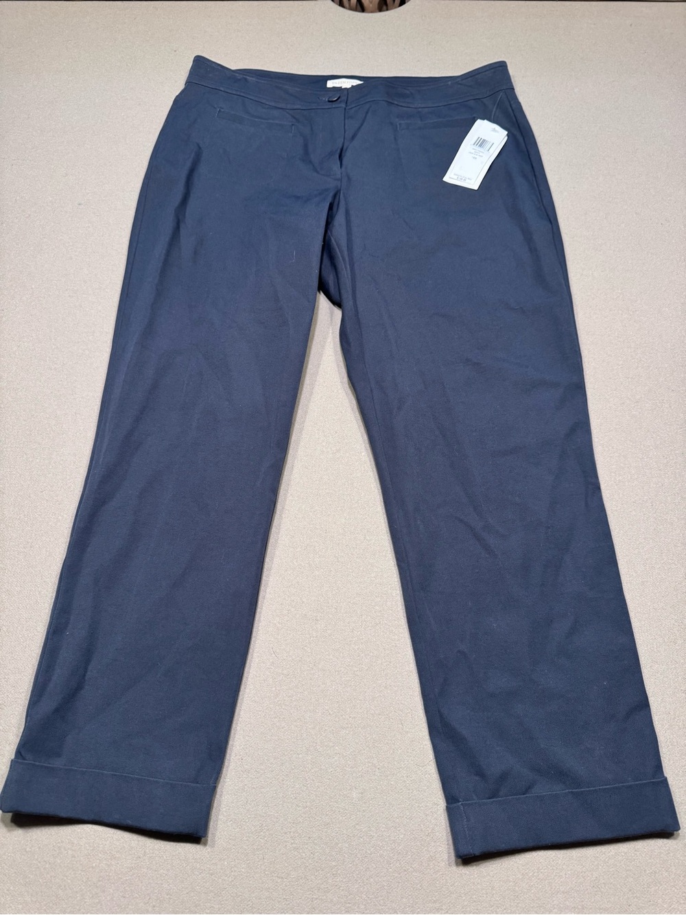 Eileen Fisher Crop Slim Pants in Graphite
